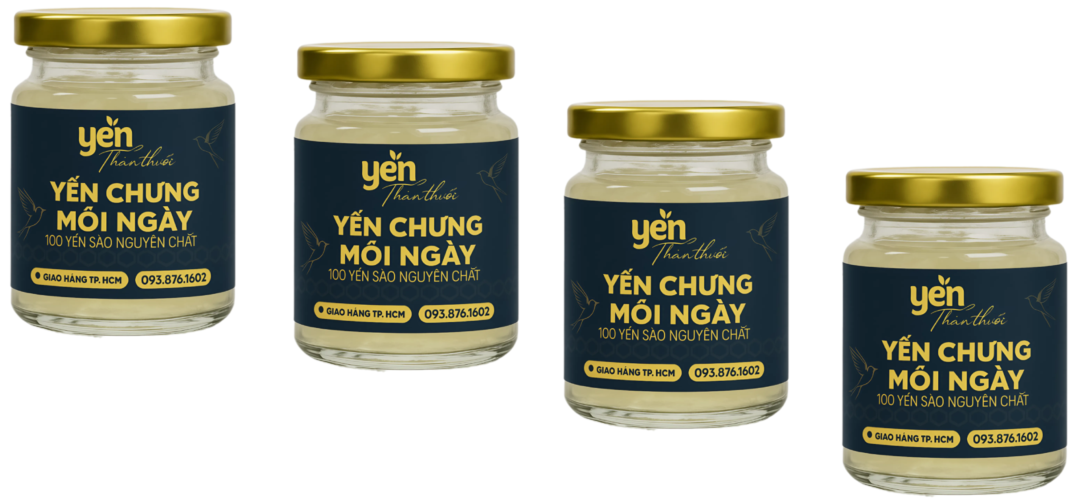 4 lọ yến 75ml
